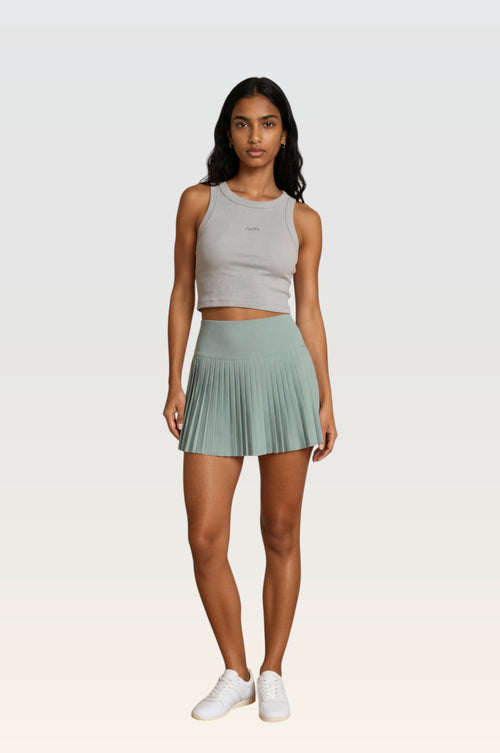W StarAir Pleated Skirt - Peacock Light
