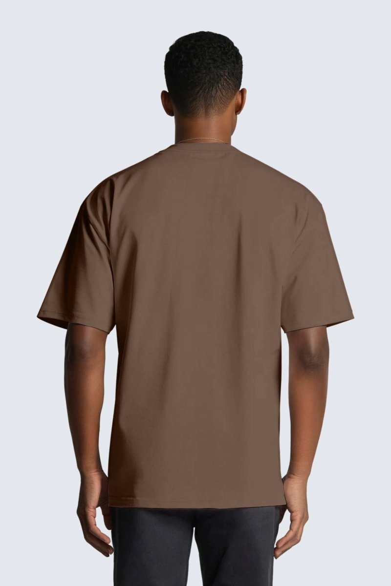 Rumi Earth - M Moon Tee Oversized Heavy - Wood - R521600WDS - Tops