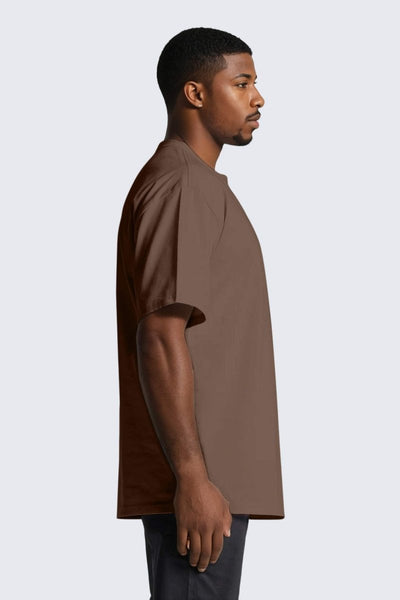 Rumi Earth - M Moon Tee Oversized Heavy - Wood - R521600WDS - Tops