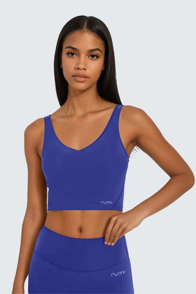 Rumi Earth - W SunSoft Tank Bra - Cobalt - R137440CTP - Bras