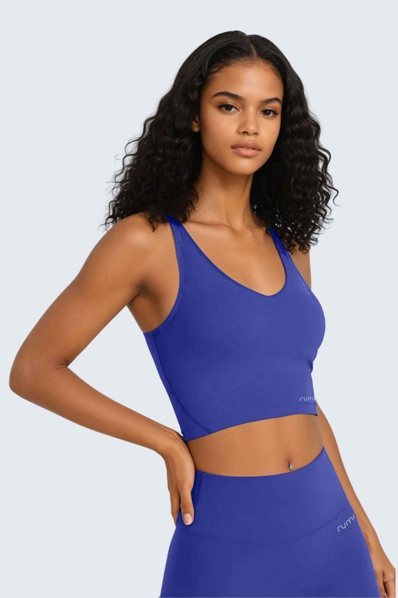 Rumi Earth - W SunSoft Tank Bra - Cobalt - R137440CTP - Bras