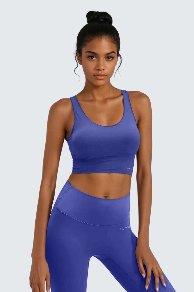 Rumi Earth - W SunSoft Tank Bra - Cobalt - R137440CTP - Bras